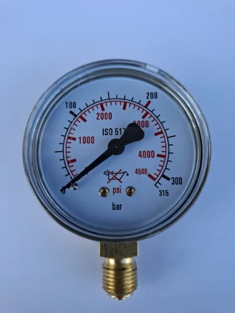 MANOMETR Ø63 0-200/315 BAR