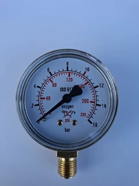 MANOMETR Ø63 0-10/16 BAR
